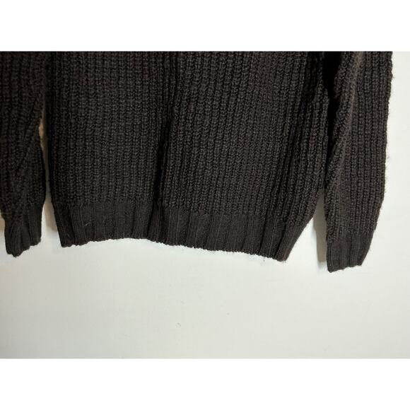 Lorenzo Magni Mens Sweater brown size L made in Italy - Picture 2 of 5